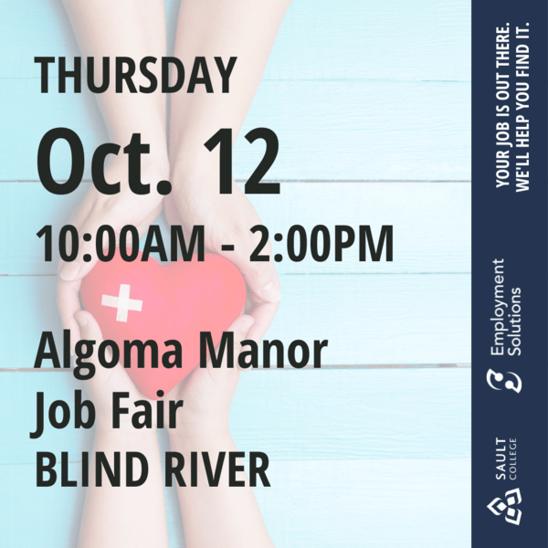 Algoma Manor Job Fair Blind River - October 12